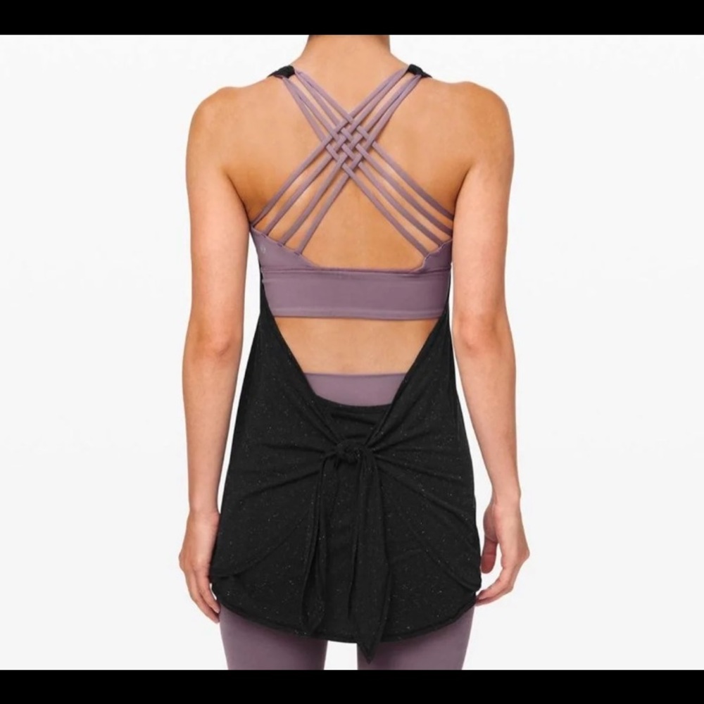 NWOT Sz 4 lululemon tied in energy 2-in-1 tank